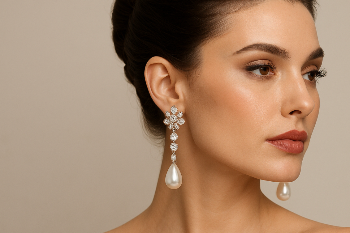 earrings model show for earrings collection